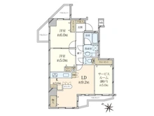 【東京都/多摩市落合】セーナ多摩センター 間取り図