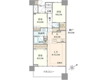【神奈川県/横浜市港北区箕輪町】プラウドシティ日吉レジデンスII 間取り図