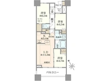 【神奈川県/横浜市港北区箕輪町】プラウドシティ日吉レジデンスII 間取り図