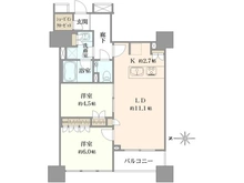 【東京都/江東区東雲】ザ 湾岸タワーレックスガーデン 間取り図