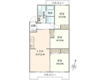 【神奈川県/川崎市中原区上小田中】武蔵中原ローヤルパレス 間取り図
