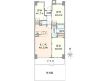 【神奈川県/横浜市港北区樽町】ナイスグランソレイユ横濱綱島 間取り図