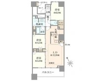 【神奈川県/横浜市港北区箕輪町】プラウドシティ日吉 レジデンスIII 間取り図