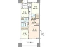 【神奈川県/横浜市港北区箕輪町】プラウドシティ日吉レジデンスI 間取り図