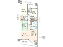 【神奈川県/横浜市港北区篠原町】プラウド横濱岸根公園 間取り図