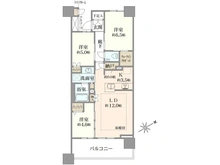 【神奈川県/横浜市港北区箕輪町】プラウドシティ日吉レジデンスII 間取り図