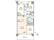 【神奈川県/横浜市港北区大倉山】プラウド大倉山ディアージュ 間取り図