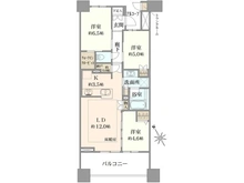 【神奈川県/横浜市港北区箕輪町】プラウドシティ日吉 レジデンスII 間取り図