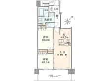 【神奈川県/横浜市港北区新横浜】新横浜ヴォアール 間取り図