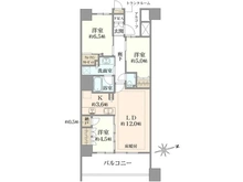 【神奈川県/横浜市港北区箕輪町】プラウドシティ日吉レジデンスIII 間取り図