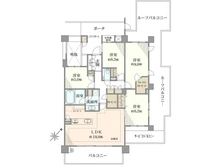 【神奈川県/横浜市港北区篠原町】プラウド横濱岸根公園 間取り図