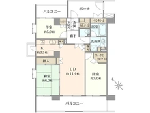 【神奈川県/横浜市港北区箕輪町】シャリエ日吉 間取り図