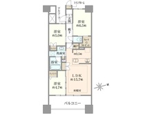 【神奈川県/横浜市港北区箕輪町】プラウドシティ日吉レジデンスIII 間取り図
