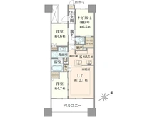 【神奈川県/横浜市港北区箕輪町】プラウドシティ日吉レジデンスIII 間取り図