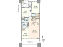 【神奈川県/横浜市港北区箕輪町】プラウドシティ日吉 レジデンスI 間取り図