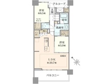 【神奈川県/横浜市港北区箕輪町】プラウドシティ日吉レジデンスII 間取り図