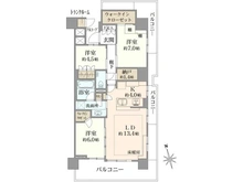 【神奈川県/横浜市港北区箕輪町】プラウドシティ日吉 レジデンスI 間取り図