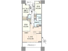 【神奈川県/横浜市港北区箕輪町】プラウドシティ日吉レジデンスII 間取り図