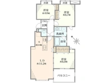 【神奈川県/横浜市港北区篠原町】朝日パリオ新横浜 間取り図