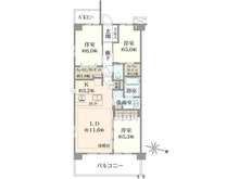 【神奈川県/横浜市鶴見区上の宮】ヴェレーナグラン菊名の杜 間取り図