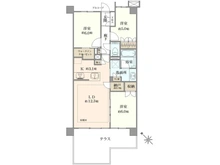 【神奈川県/横浜市港北区大倉山】プラウド大倉山ディアージュ 間取り図