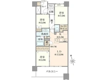 【神奈川県/横浜市港北区箕輪町】プラウドシティ日吉 レジデンスI 間取り図