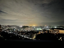 【神奈川県/横須賀市追浜東町】ザ・パークハウス追浜 オーシャンフォート 眺望：ルーフバルコニーより（夜景）
ズームなし