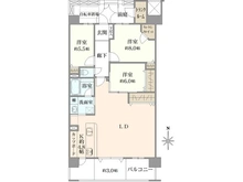 【神奈川県/横浜市金沢区大川】レイディアントシティ横濱 カルティエ11 間取り図