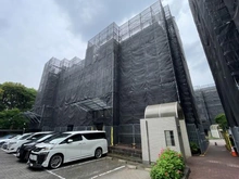 【神奈川県/横浜市金沢区柴町】サウスウイング金沢 5号棟 外観：大規模修繕工事中