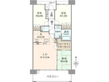 【神奈川県/横浜市金沢区能見台】パークシティ能見台ブロードエア 間取り図