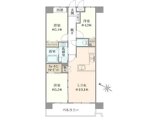 【神奈川県/横浜市磯子区岡村】ワコーレ横浜蒔田II 間取り図