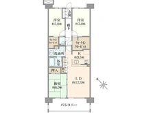 【神奈川県/横須賀市池田町】ルネ北久里浜ソラヒルズ シエルコート 間取り図