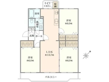 【神奈川県/横浜市磯子区氷取沢町】パイロットハウス磯子台 4号棟 間取り図