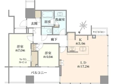【神奈川県/横須賀市大滝町】ザ・タワー横須賀中央 間取り図