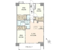 【神奈川県/横浜市神奈川区栄町】クリオ横濱ベイフォート 間取り図