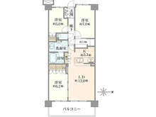 【神奈川県/横須賀市追浜東町】ルネ追浜II 間取り図