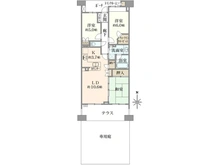 【神奈川県/横浜市港北区大倉山】プラウド大倉山 間取り図