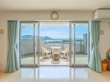 【神奈川県/逗子市新宿】シーサイドコート逗子海岸ウェリスステージ リビング・ダイニングからの眺望