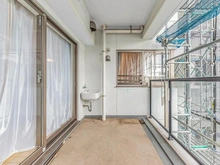 【神奈川県/横須賀市東浦賀】ミレニアムレジデンス浦賀 バルコニー：大規模修繕工事中