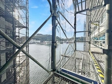 【神奈川県/横須賀市東浦賀】ミレニアムレジデンス浦賀 眺望：大規模修繕工事中