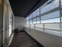 【神奈川県/横浜市港南区港南】プレミスト上大岡 バルコニー：大規模修繕中