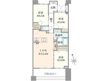 【神奈川県/横浜市港南区港南】プレミスト上大岡 間取り図
