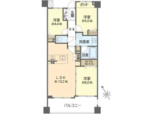 【神奈川県/横浜市金沢区富岡東】リステージベイサイドコート 間取り図