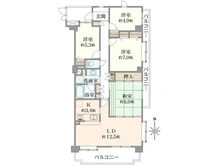 【神奈川県/横須賀市船越町】プリンスハイツガーデン湘南船越 マグノリア館 間取り図