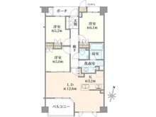 【神奈川県/横浜市港南区上大岡西】プラウドシティ上大岡四番館 間取り図
