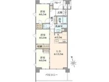 【神奈川県/横浜市港南区上大岡東】ザ・マスターズガーデン横濱上大岡 間取り図