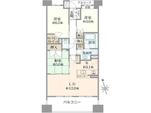 【神奈川県/横須賀市衣笠栄町】BELISTA衣笠駅前 弐番館 間取り図