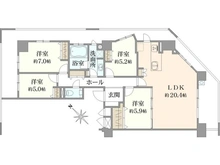 【神奈川県/横浜市栄区笠間】ガーデンアソシエ H棟 間取り図