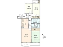 【神奈川県/横浜市栄区上郷町】港南台プリンスハイツ 7号館 間取り図