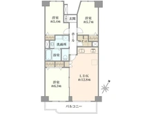 【神奈川県/横浜市栄区笠間】第2大船パークタウン C棟 間取り図